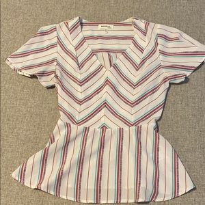 Super fun and flattering top!